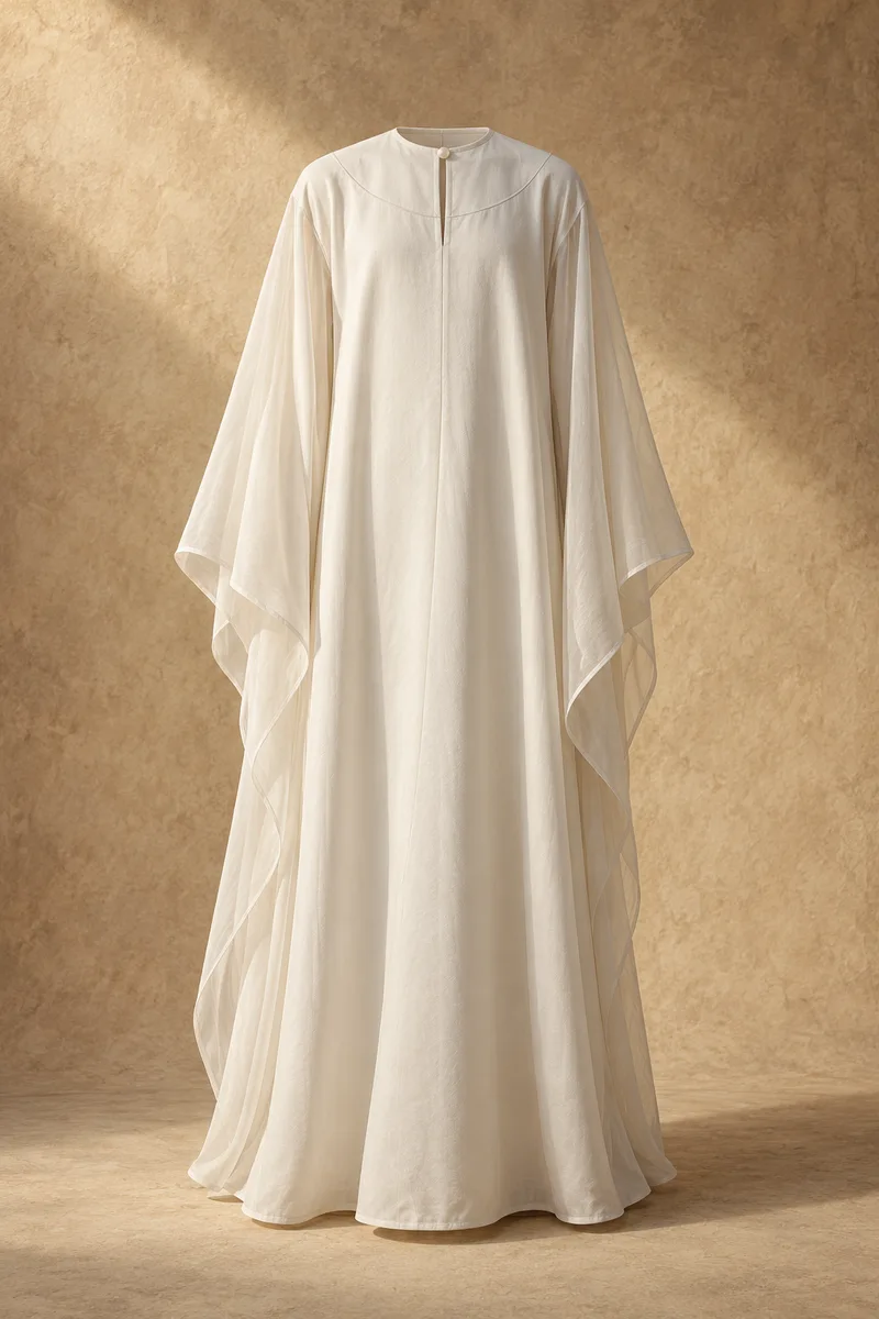 The Transcendence Kaftan, front design concept
